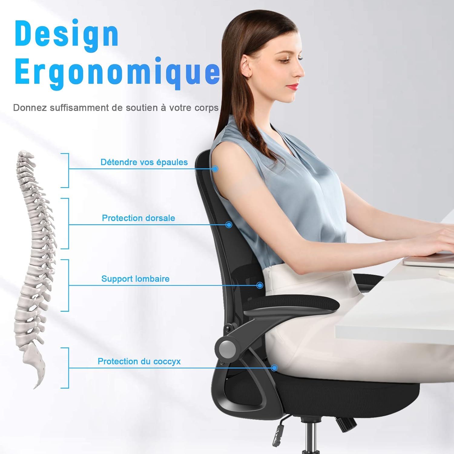 Chaise Confort Bureau Ergonomique